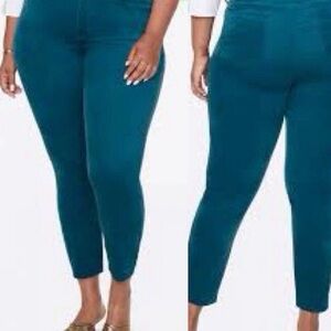 New!! NYDJ jeans blue velvet Ami skinny legging, 28W
